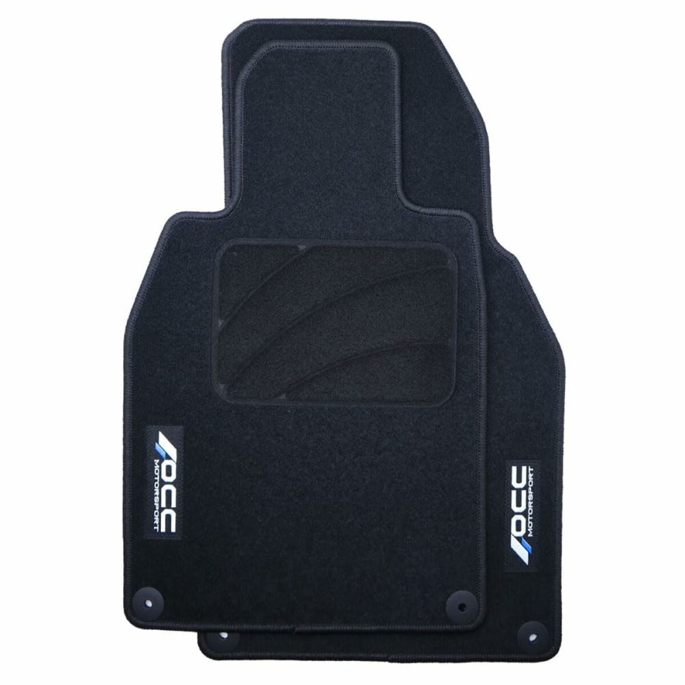 Car Floor Mat Set OCC Motorsport OCCPS0014LOG Black Porsche 911 992 Velvet 5 Pieces