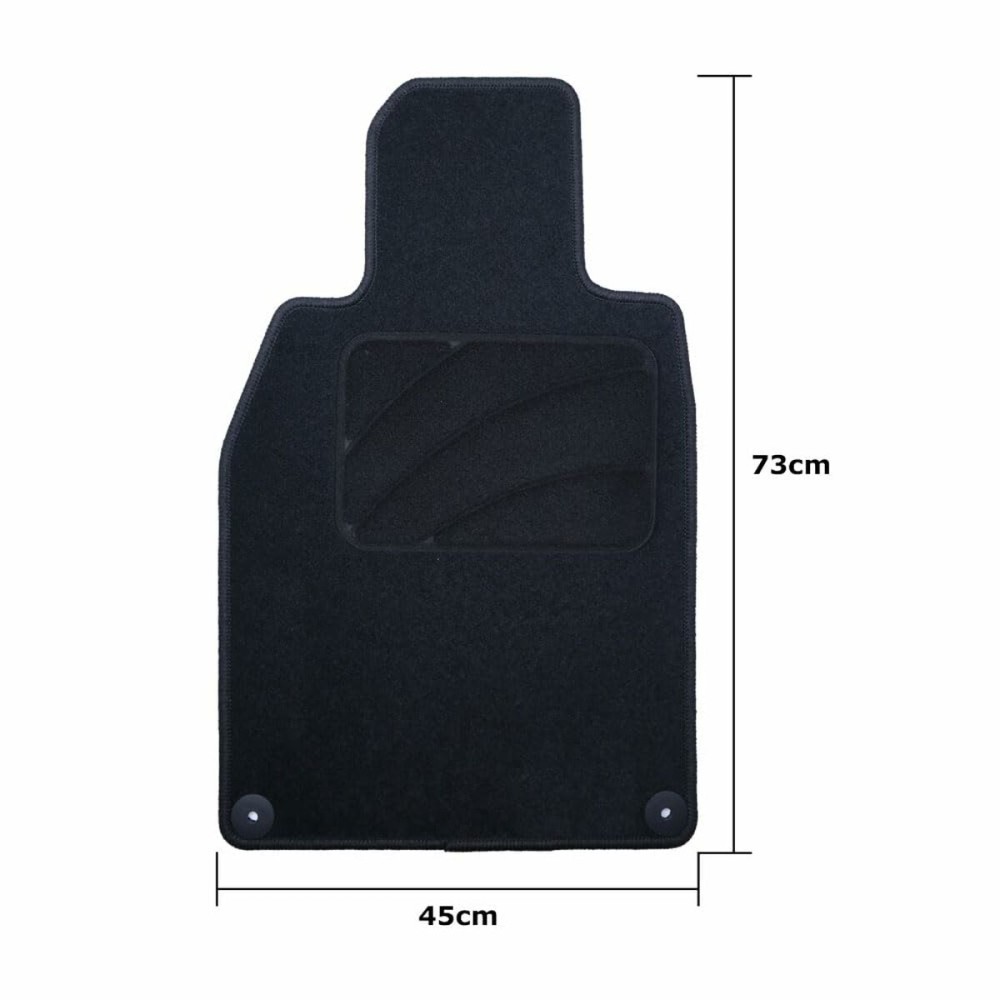 Car Floor Mat Set OCC Motorsport OCCPS0014LOG Black Porsche 911 992 Velvet 5 Pieces