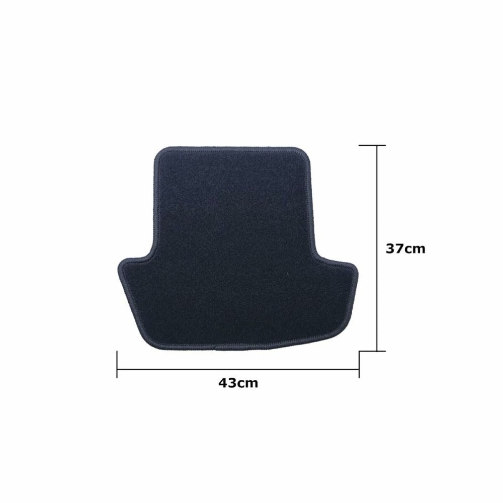 Car Floor Mat Set OCC Motorsport OCCPS0014LOG Black Porsche 911 992 Velvet 5 Pieces