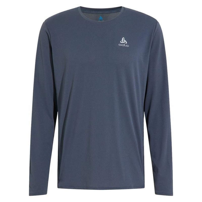 Men’s Long Sleeve T-Shirt Odlo Zeroweight Chill-T Blue