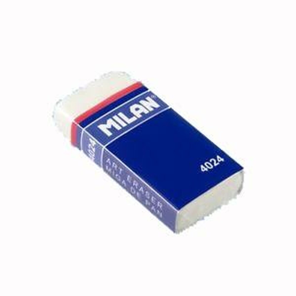 Eraser Milan White (10 Units)