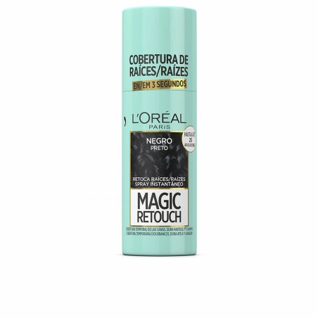 Spray Correcteur de Racines Temporaire L'Oréal Paris Magic Retouch Noir 75 ml