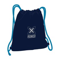 Rucksacktasche mit Bändern Munich Blau 35 x 1 x 40 cm