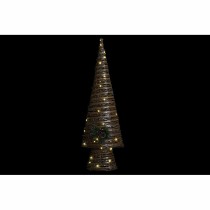 Sapin de Noël DKD Home Decor Multicouleur Cuivre Naturel Plastique 32 x 18 x 100 cm (3 Unités)