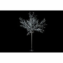 Weihnachtsbaum DKD Home Decor Weiß Silberfarben Metall Kunststoff 120 x 120 x 220 cm