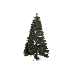 Sapin de Noël DKD Home Decor Vert PVC Plastique 135 x 135 x 225 cm