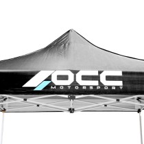 Zelt OCC Motorsport OCCCARP03 Racing Schwarz Polyester 420D Oxford 3 x 3 m