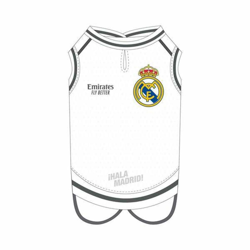 Child's Short Sleeve T-Shirt Real Madrid C.F. White