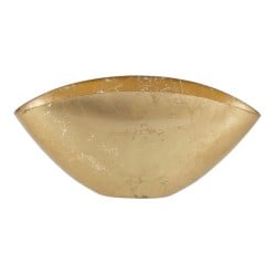 Schüssel Gold Glas 28 x 14 cm