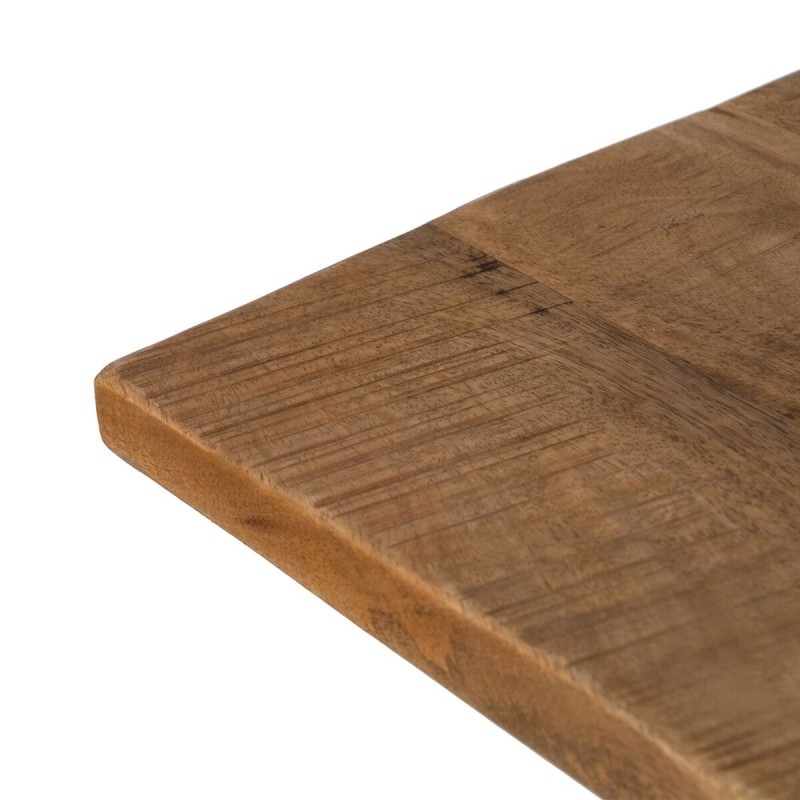 Table top Squared Beige Mango wood 70 x 70 x 3 cm