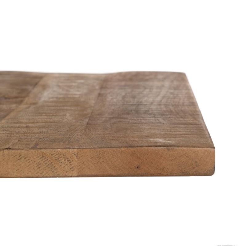 Table top Squared Beige Mango wood 70 x 70 x 3 cm