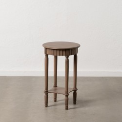 Petite Table d'Appoint Marron Bois de pin Bois MDF 40 x 40 x 66 cm