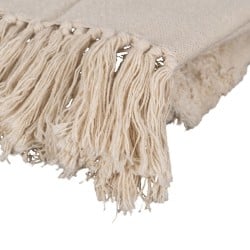 Couverture Beige 125 x 150 cm