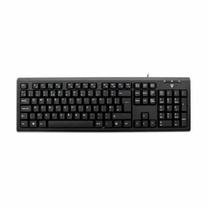 Clavier V7 KU200UK QWERTY Anglais Noir