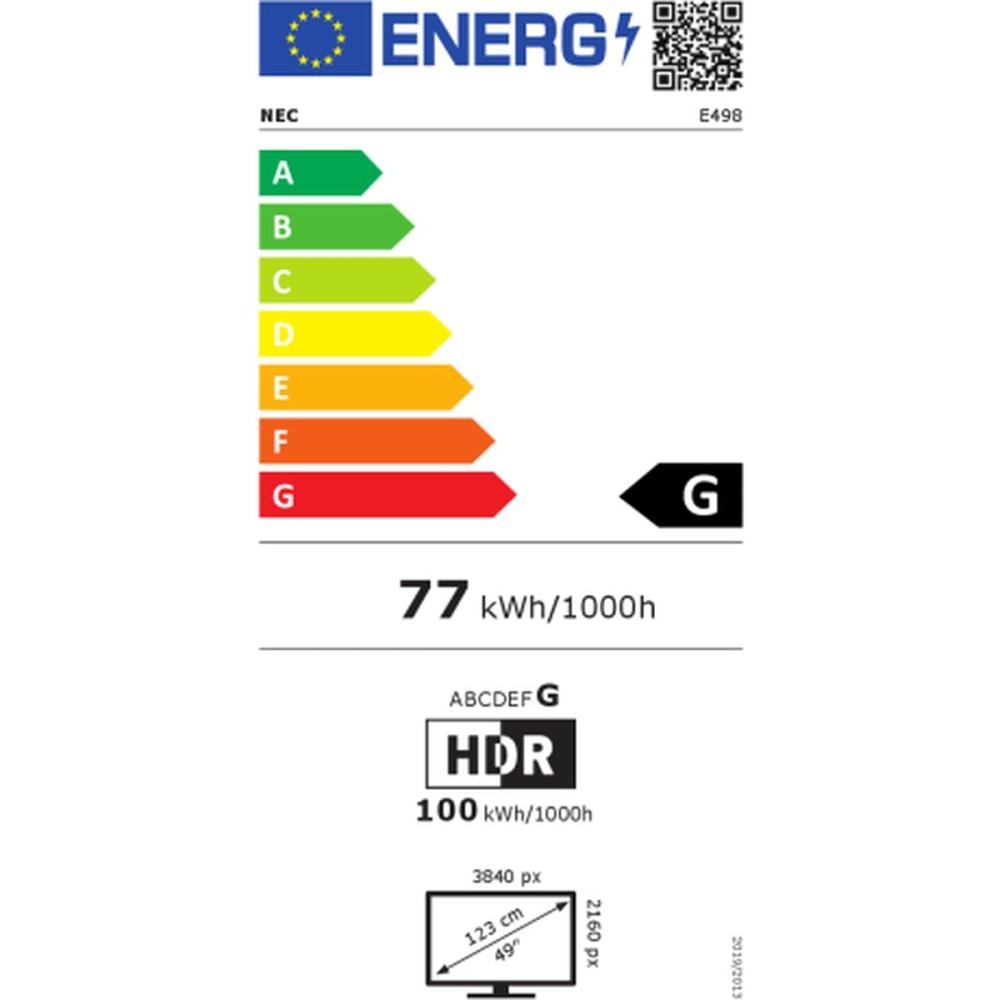 Écran NEC 60005052 49" IPS LED