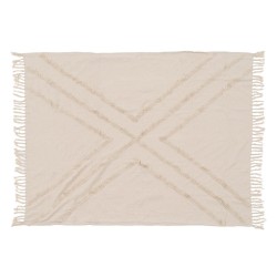 Decke Beige 125 x 150 cm