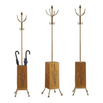 Coat rack Umbrella stand Golden Metal (34 x 188 x 34 cm)