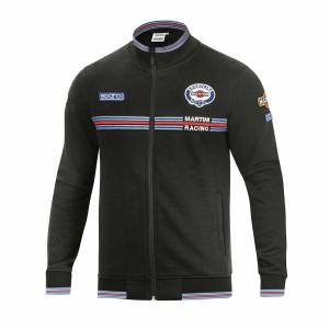 Sweat sans capuche homme Sparco MARTINI RACING Noir Taille M