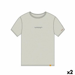 Kurzarm-T-Shirt Cállate la Boca Beige L (2 Stück)