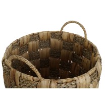 Korb-Set Home ESPRIT natürlich Seegras Naturfaser Boho 43 x 43 x 39 cm (2 Stücke)