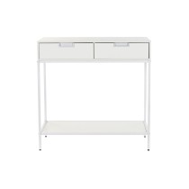 Konsole DKD Home Decor Metall MDF Weiß (80 x 35 x 81 cm)