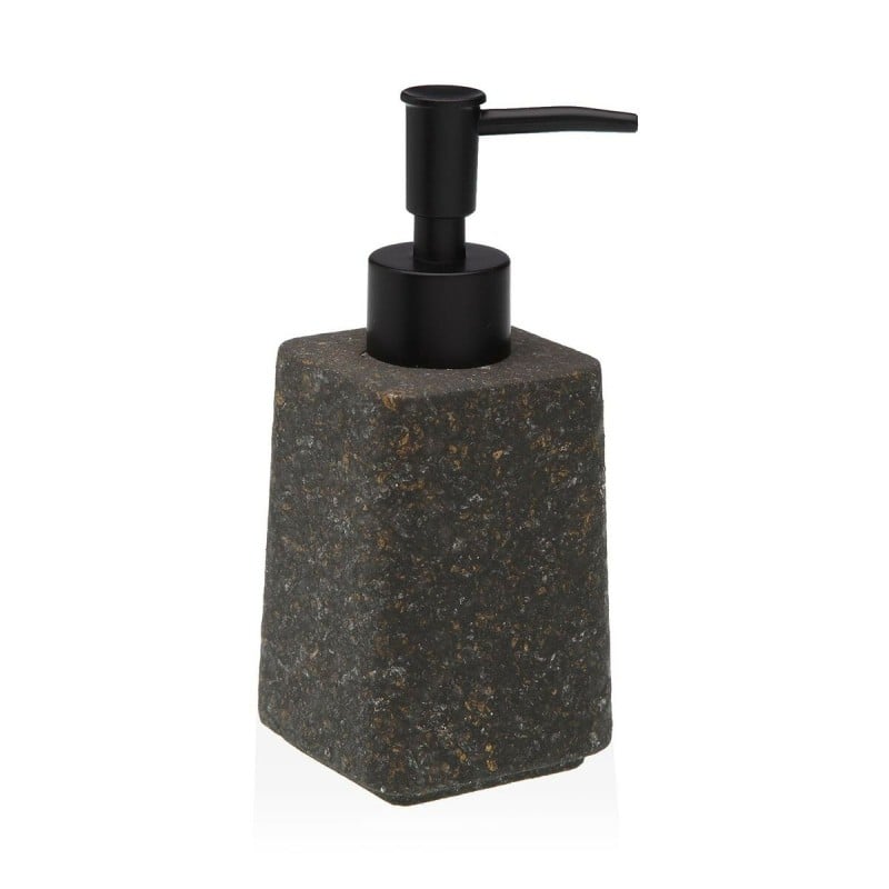 Soap Dispenser Versa Black Ceramic Plastic