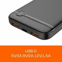 Powerbank PcCom Essential Schwarz 10000 mAh 20 W