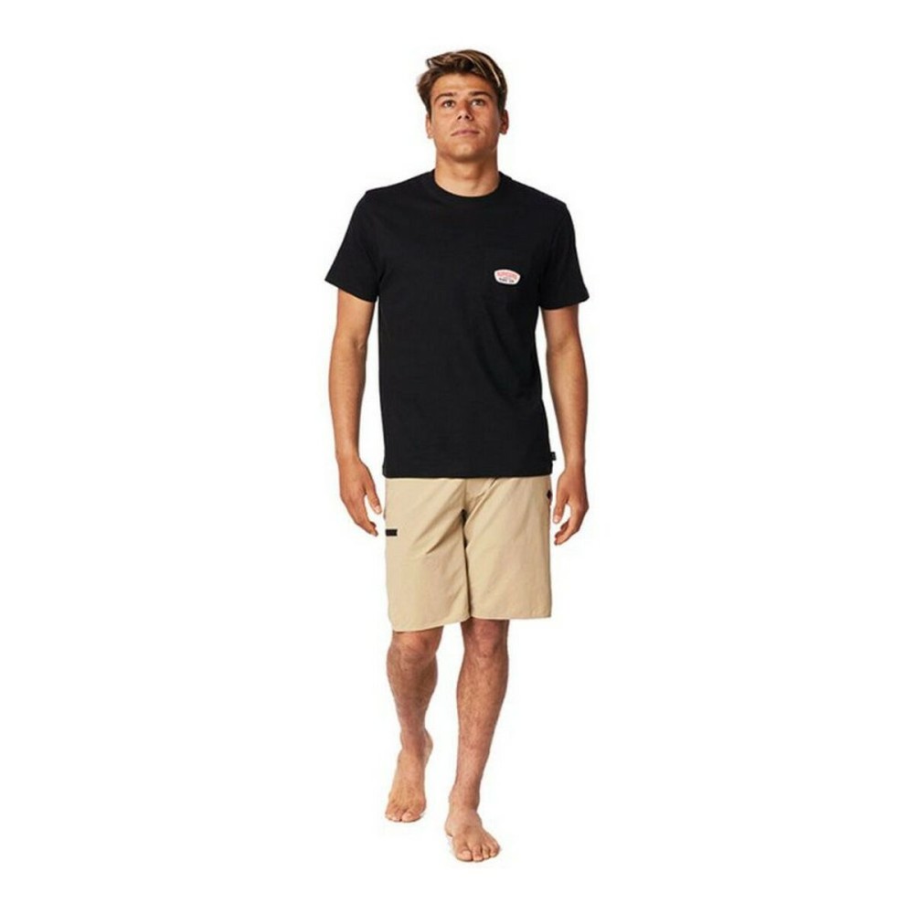 Men’s Short Sleeve T-Shirt Rip Curl Badge M