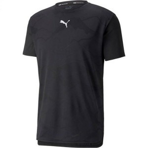 Herren Kurzarm-T-Shirt Puma Train Vent Schwarz