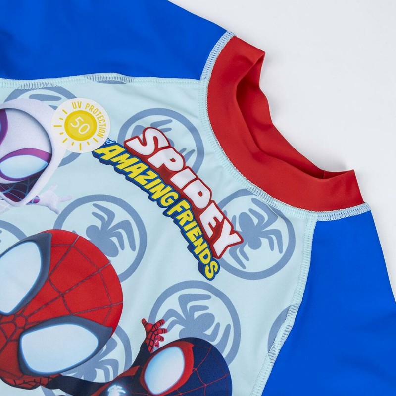 T-Shirt de Bain Spidey Bleu Rouge