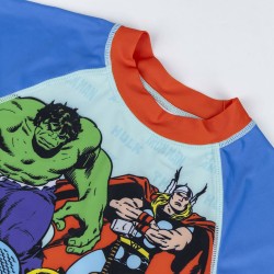 Bade-T-Shirt The Avengers Blau