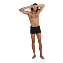 Herren Badehose Speedo Allover V-Cut Aquashort Schwarz