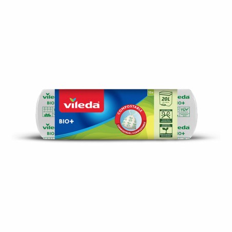 Müllsäcke Vileda Ecobag 163223 Biologisch abbaubar 20 L (15 Stück)