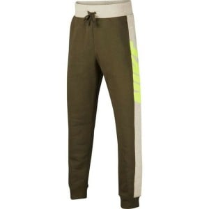 Children's Tracksuit Bottoms Nike Fleece Kids Olive