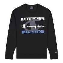 Men’s Sweatshirt without Hood Champion Authentic Athletic Black