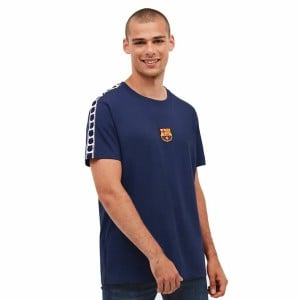 Men's Short-sleeved Football Shirt F.C. Barcelona Navy Blue