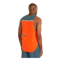 Men’s Short Sleeve T-Shirt Puma Train Everfresh Tank Orange