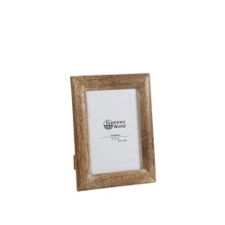 Photo frame Romimex Brown Wood 29 x 1 x 24 cm