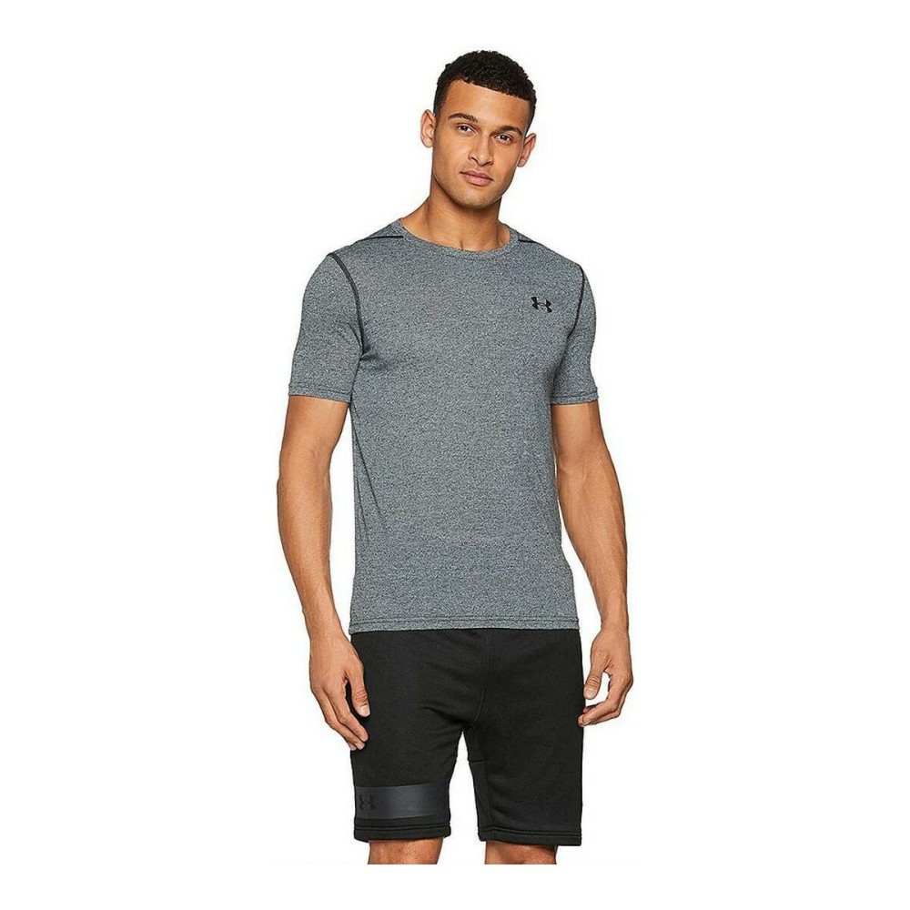 Kurzarm-Kompressionsshirt für Herren Under Armour 1289588-006  Grau