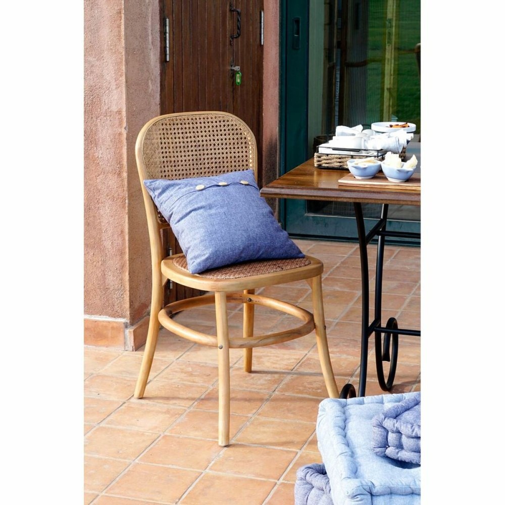 Chaise de Salle à Manger DKD Home Decor Multicouleur Naturel 48 x 45 x 85 cm 44 x 49 x 87 cm