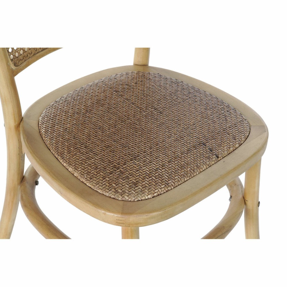 Chaise de Salle à Manger DKD Home Decor Multicouleur Naturel 48 x 45 x 85 cm 44 x 49 x 87 cm