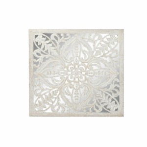 Décoration murale DKD Home Decor Miroir Bois MDF (121.5 x 3 x 121.5 cm)