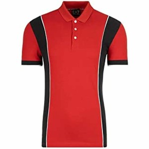 Polo à manches courtes homme Armani Jeans 3GPF81 PJ61Z C1450 Rouge Coton (M)