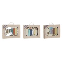 Xylophone DKD Home Decor Wood Metal Plastic 19 x 14,5 x 3 cm (3 Pieces)