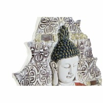 Wanddekoration DKD Home Decor Blau Rot Gold Buddha Orientalisch 19 x 3,1 x 26,5 cm (3 Stücke)