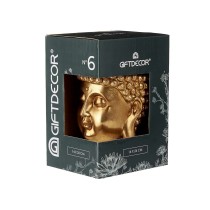 Deko-Figur Buddha Gold Harz (14 x 26 x 17 cm) (14 x 26 x 17 cm )