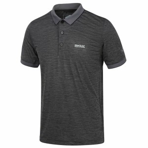 Herren Kurzarm-Poloshirt Regatta Remex II Dunkelgrau