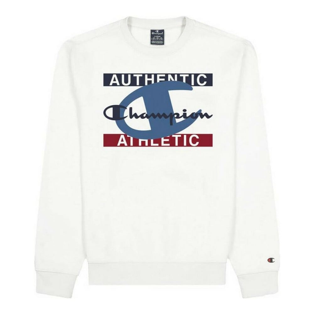 Sweat sans capuche homme Champion Authentic Athletic Blanc