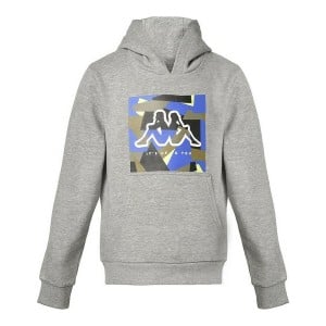 Jungen Sweater mit Kapuze Kappa Clot Grau