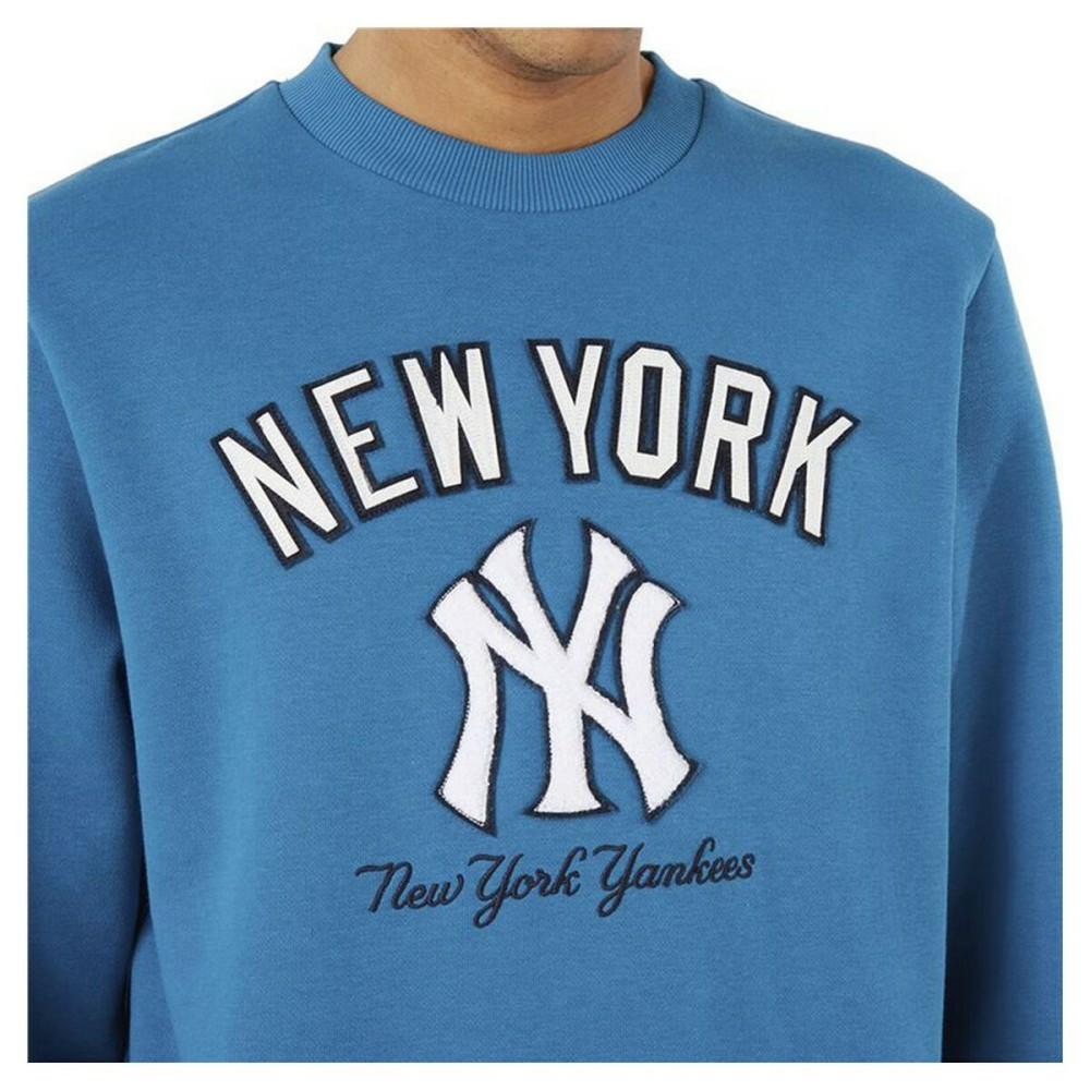 Herren Sweater ohne Kapuze New Era MLB Heritage New York Yankees Blau